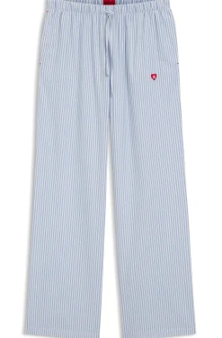 Pyjama-Hose aus Baumwoll-Mix mit Herz-Logo