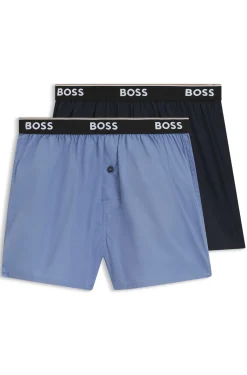 Pyjama-Hose aus softer Baumwolle mit Logo-Bund