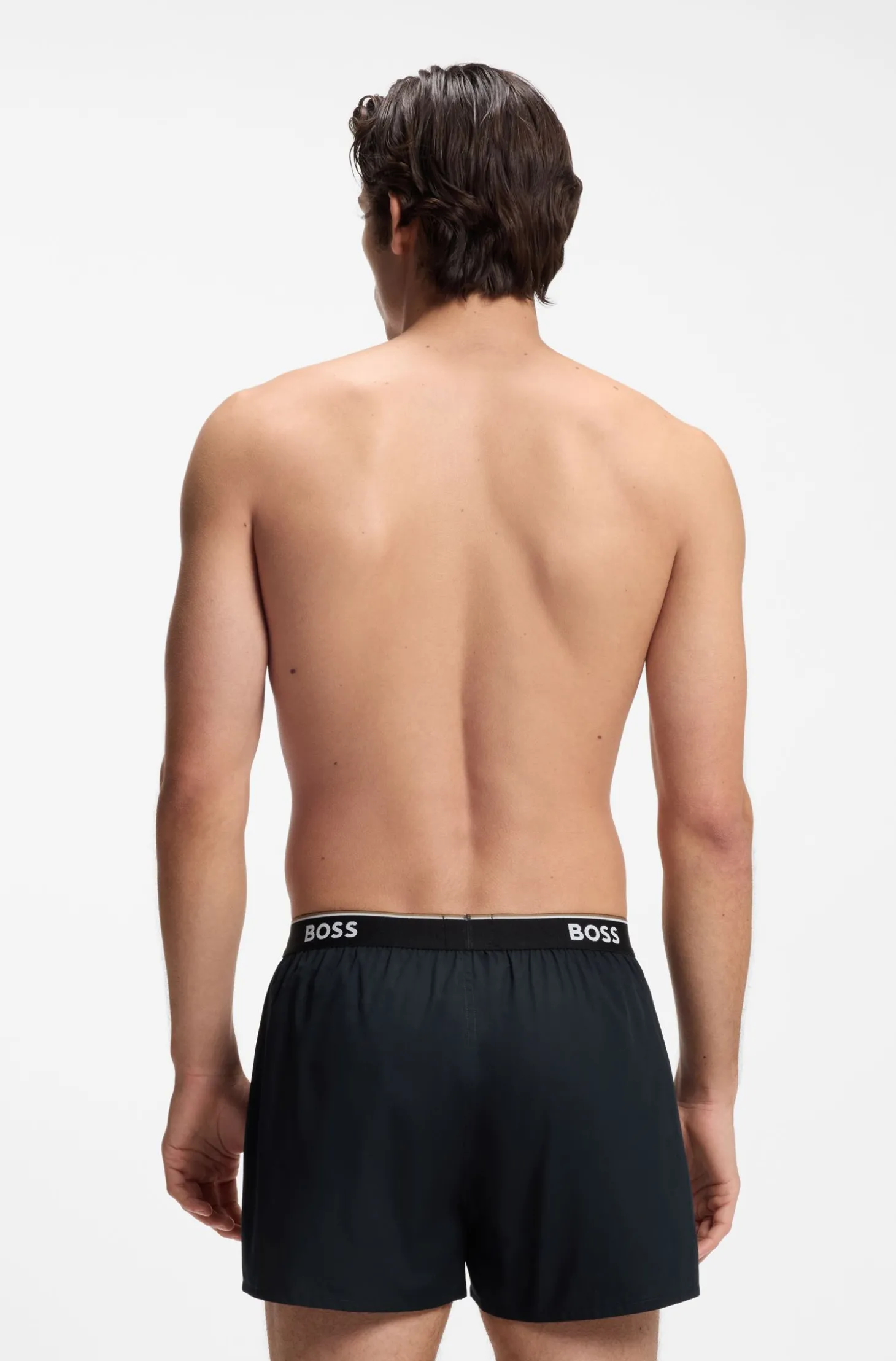 Pyjama-Hose aus softer Baumwolle mit Logo-Bund