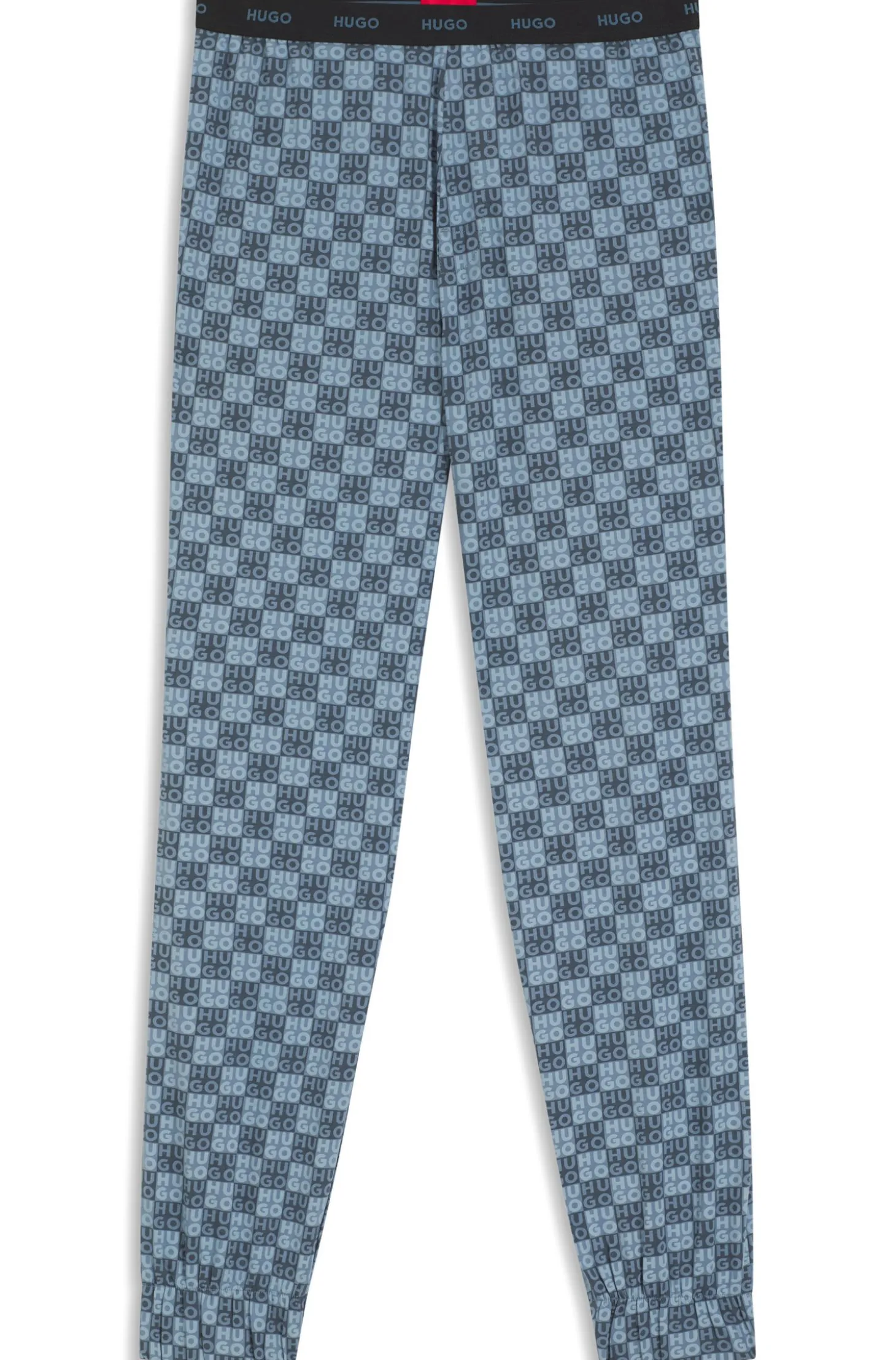 Pyjama-Hose aus Stretch-Baumwolle mit Stack-Logo-Print