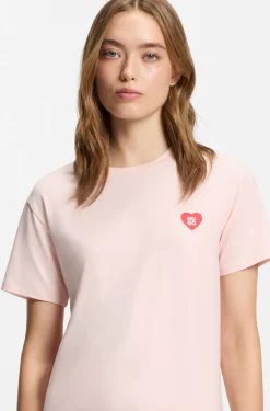Pyjama-Shirt aus Stretch-Jersey mit Logo-Print