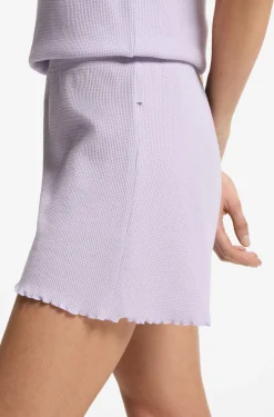 Pyjama-Shorts aus Baumwoll-Mix mit Waffelstruktur
