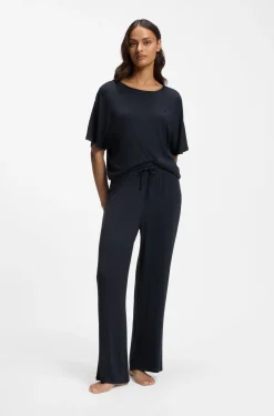 Pyjama-Top aus Ripp-Jersey mit Double-B-Monogramm