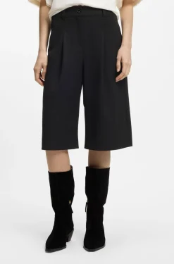 Regular-Fit Bermuda-Hose mit ausgestelltem Bein