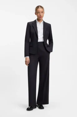 Regular-Fit Blazer aus elastischem Gewebe