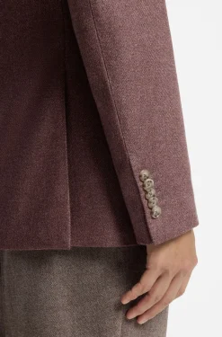 Regular-Fit Blazer aus Schurwolle mit Seidenanteil