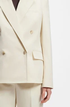 Regular-Fit Blazer aus Stretch-Baumwolle