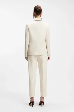 Regular-Fit Blazer aus Stretch-Baumwolle