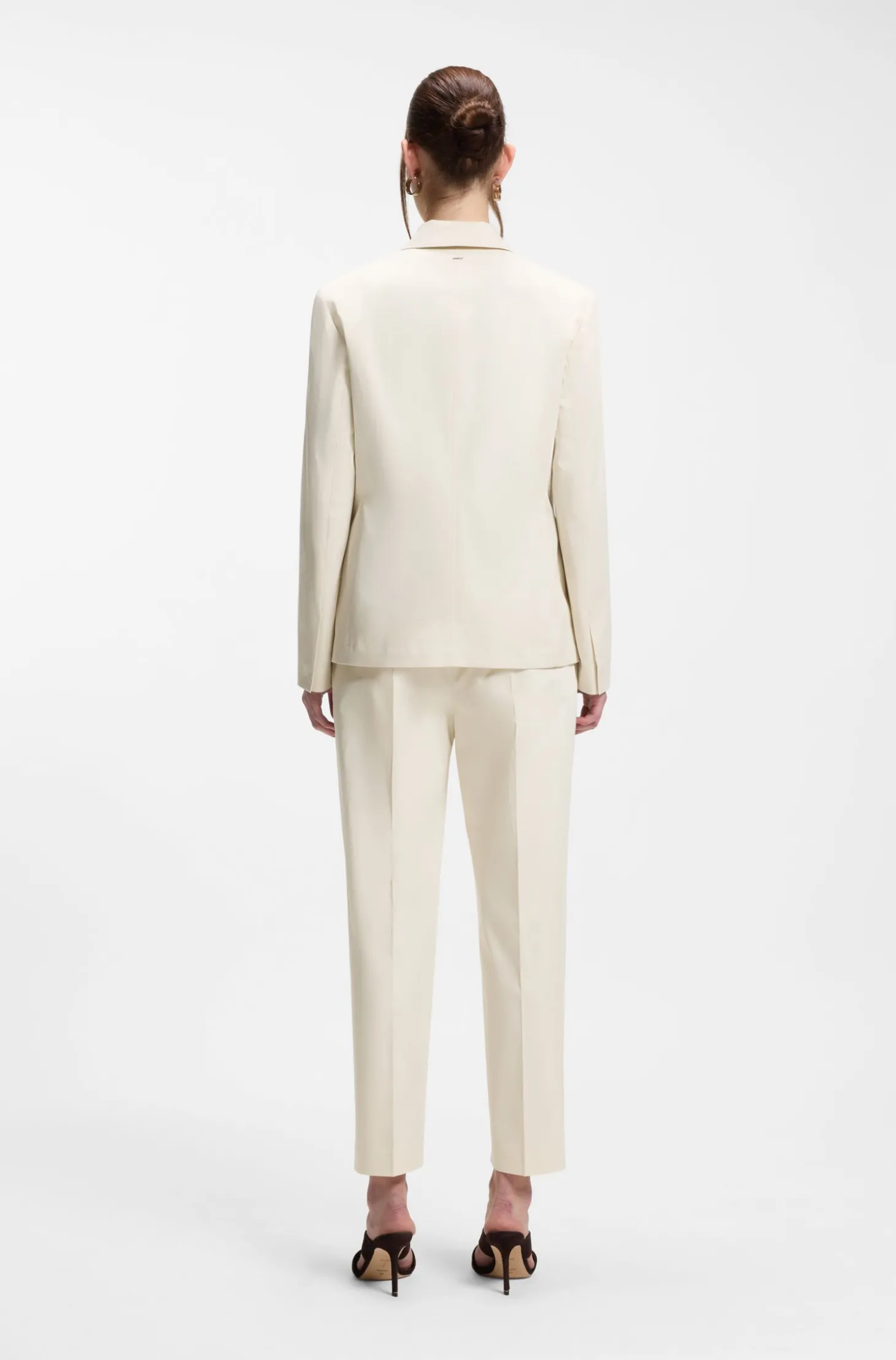 Regular-Fit Blazer aus Stretch-Baumwolle