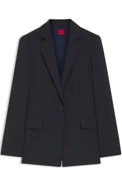 Regular-Fit Blazer mit fallendem Revers