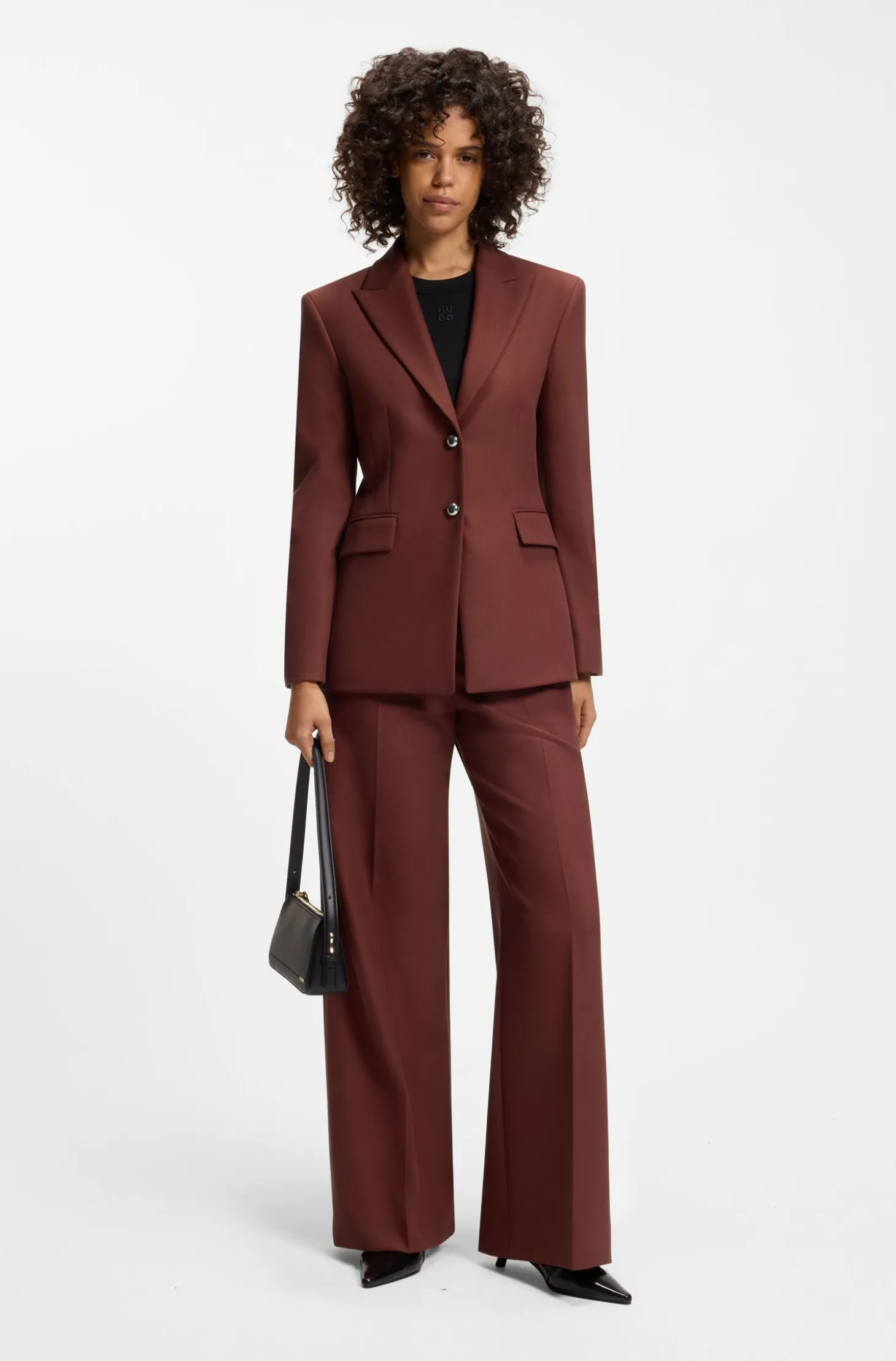 Regular-Fit Blazer mit Metallknöpfen