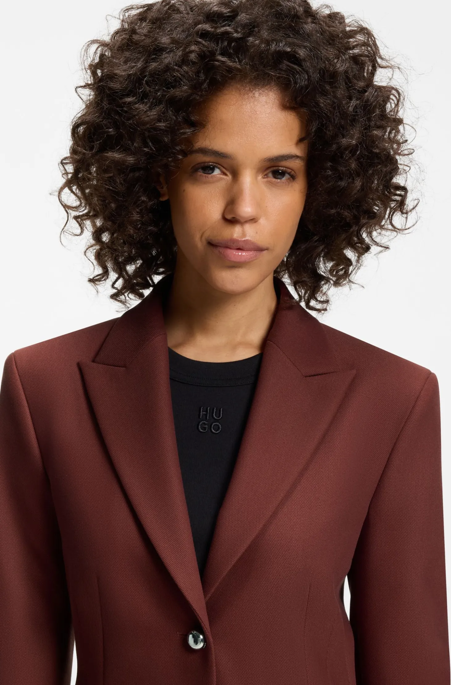Regular-Fit Blazer mit Metallknöpfen