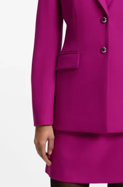 Regular-Fit Blazer mit Metallknöpfen