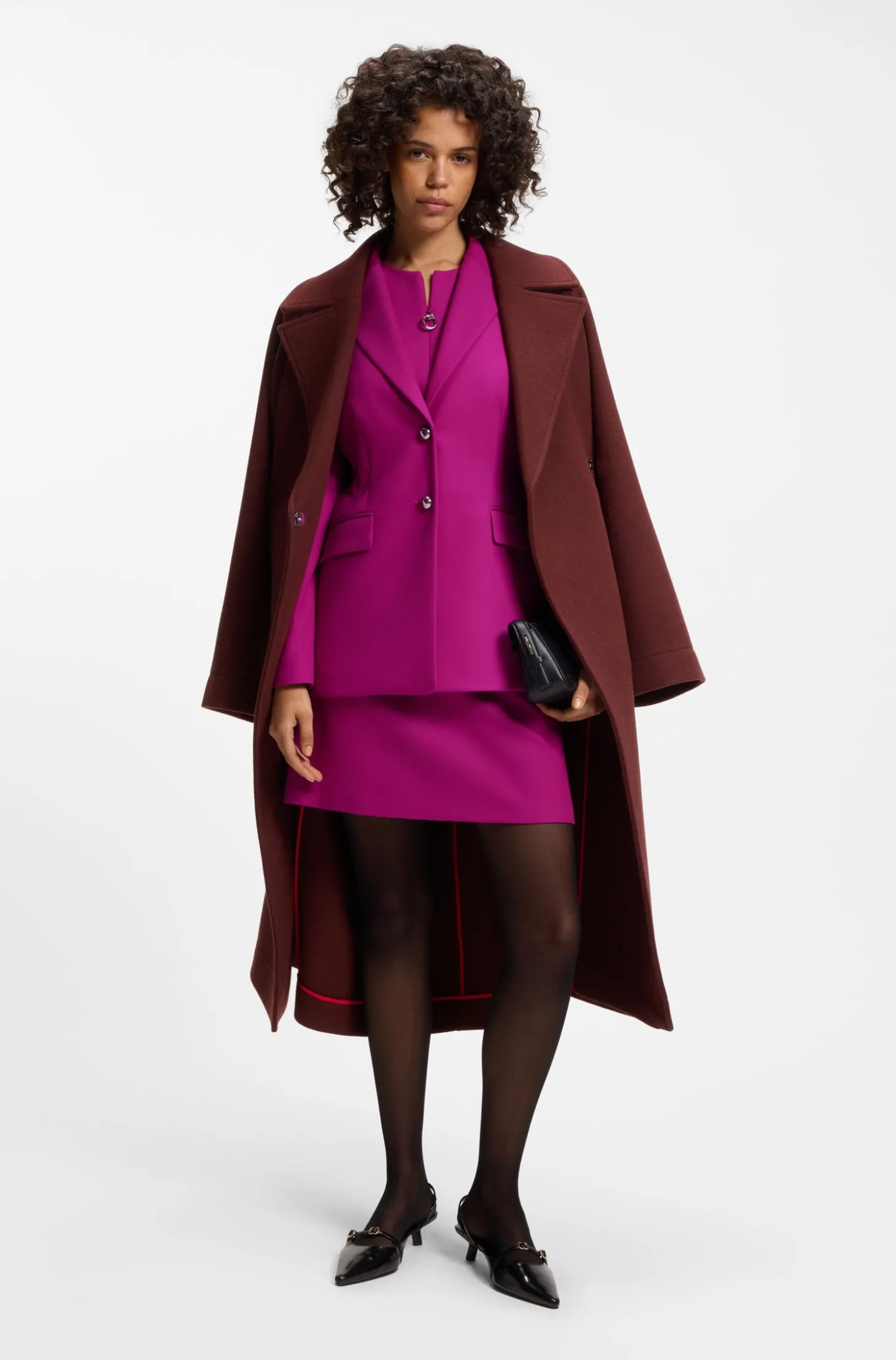 Regular-Fit Blazer mit Metallknöpfen