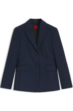 Regular-Fit Blazer mit Nadelstreifen