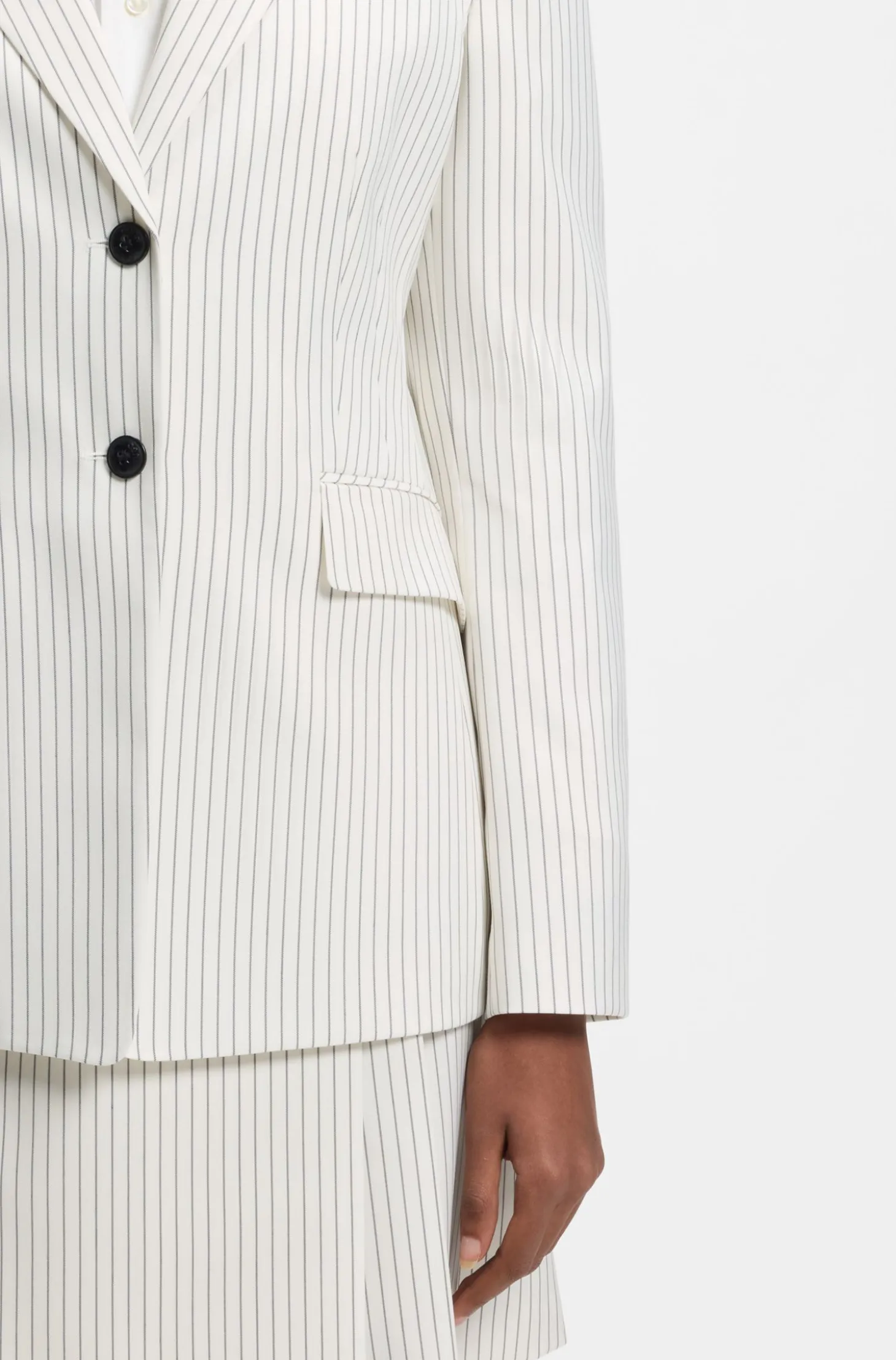 Regular-Fit Blazer mit Nadelstreifen