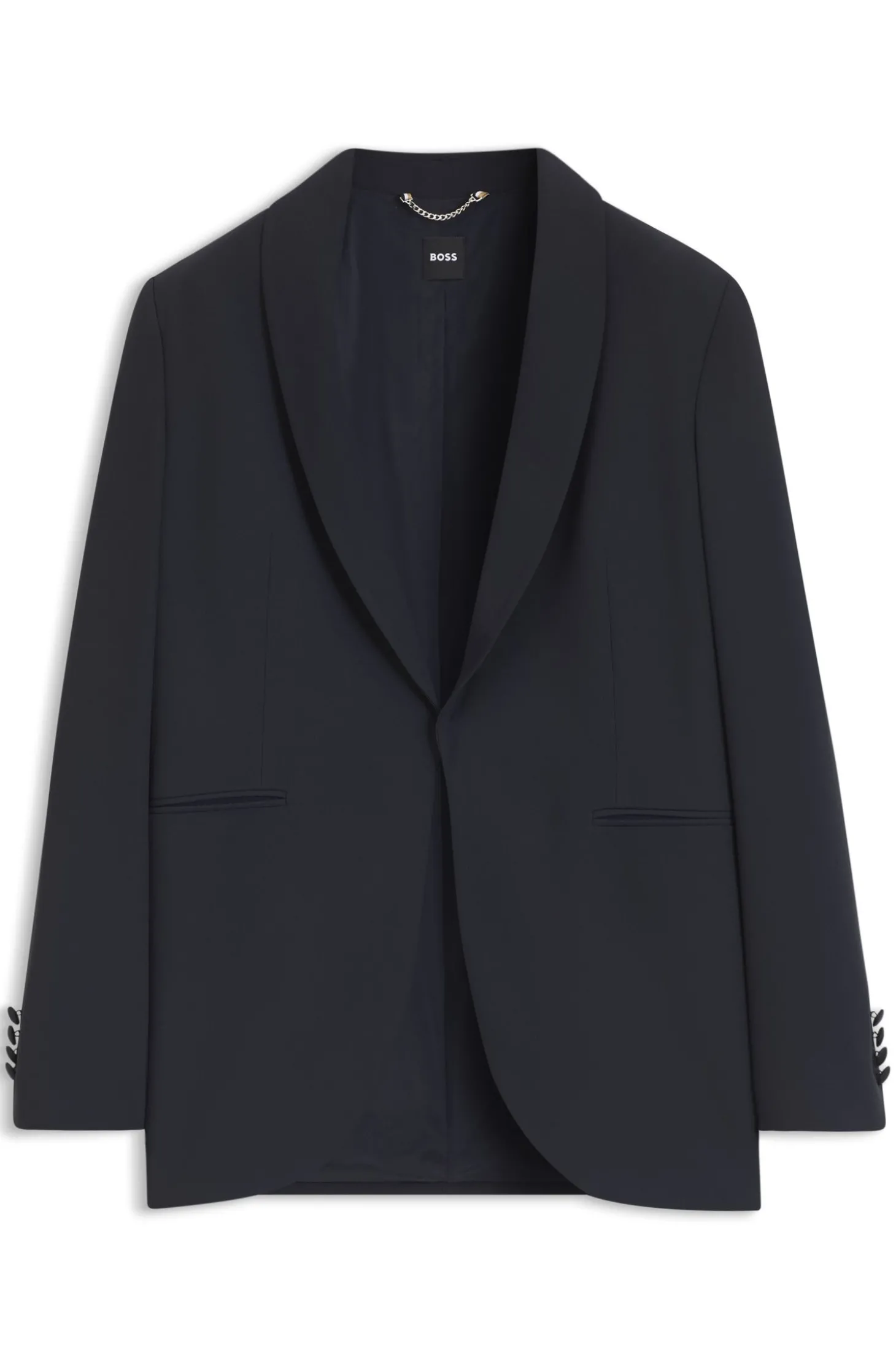Regular-Fit Blazer ohne Verschluss