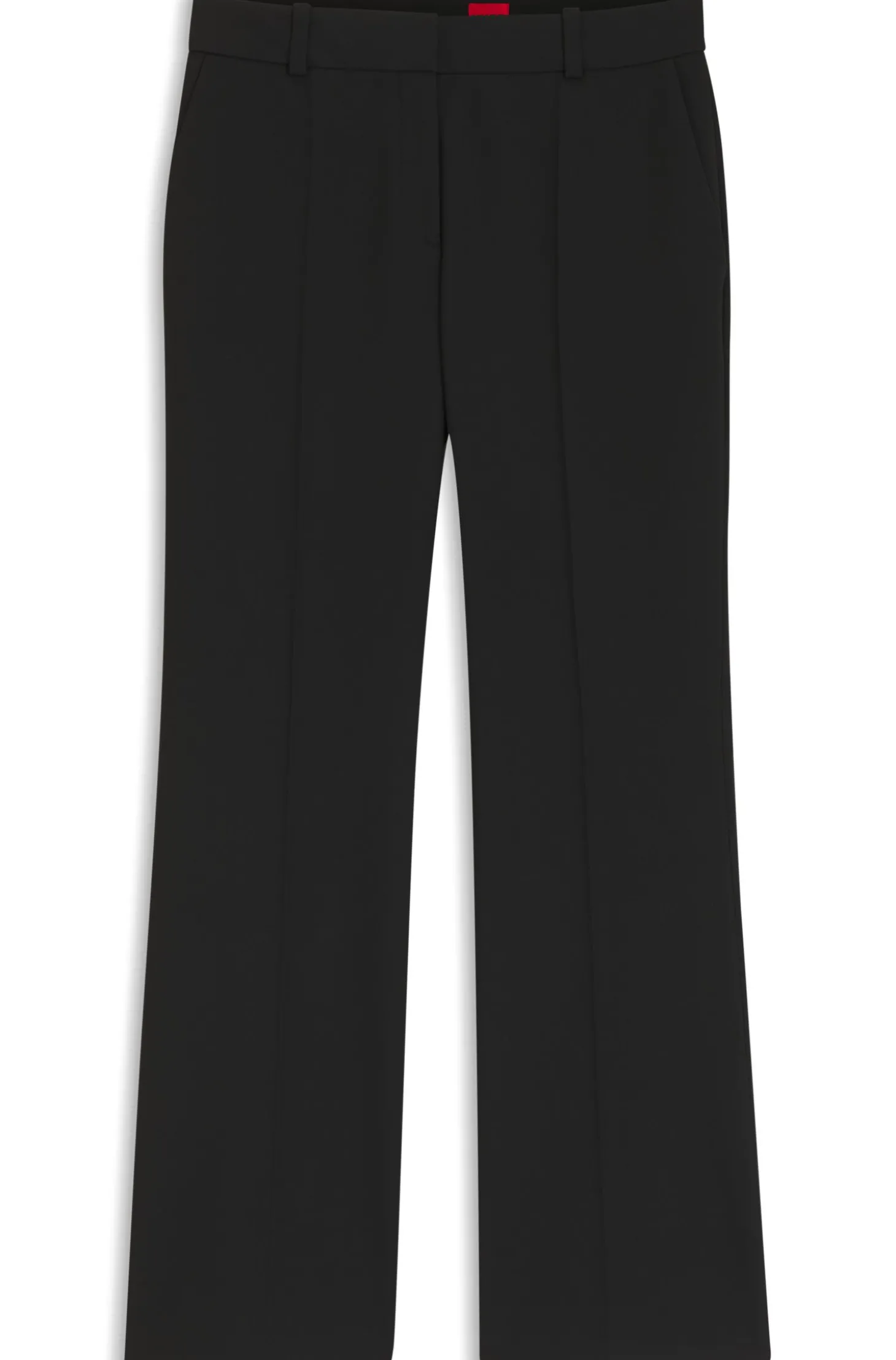 Regular-Fit Bootcut-Hose aus Stretch-Gewebe