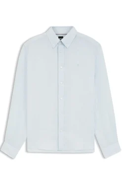Regular-Fit Button-Down-Hemd aus Leinen