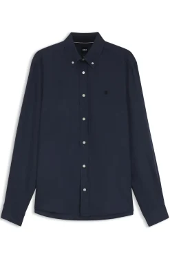 Regular-Fit Button-Down-Hemd aus Leinen