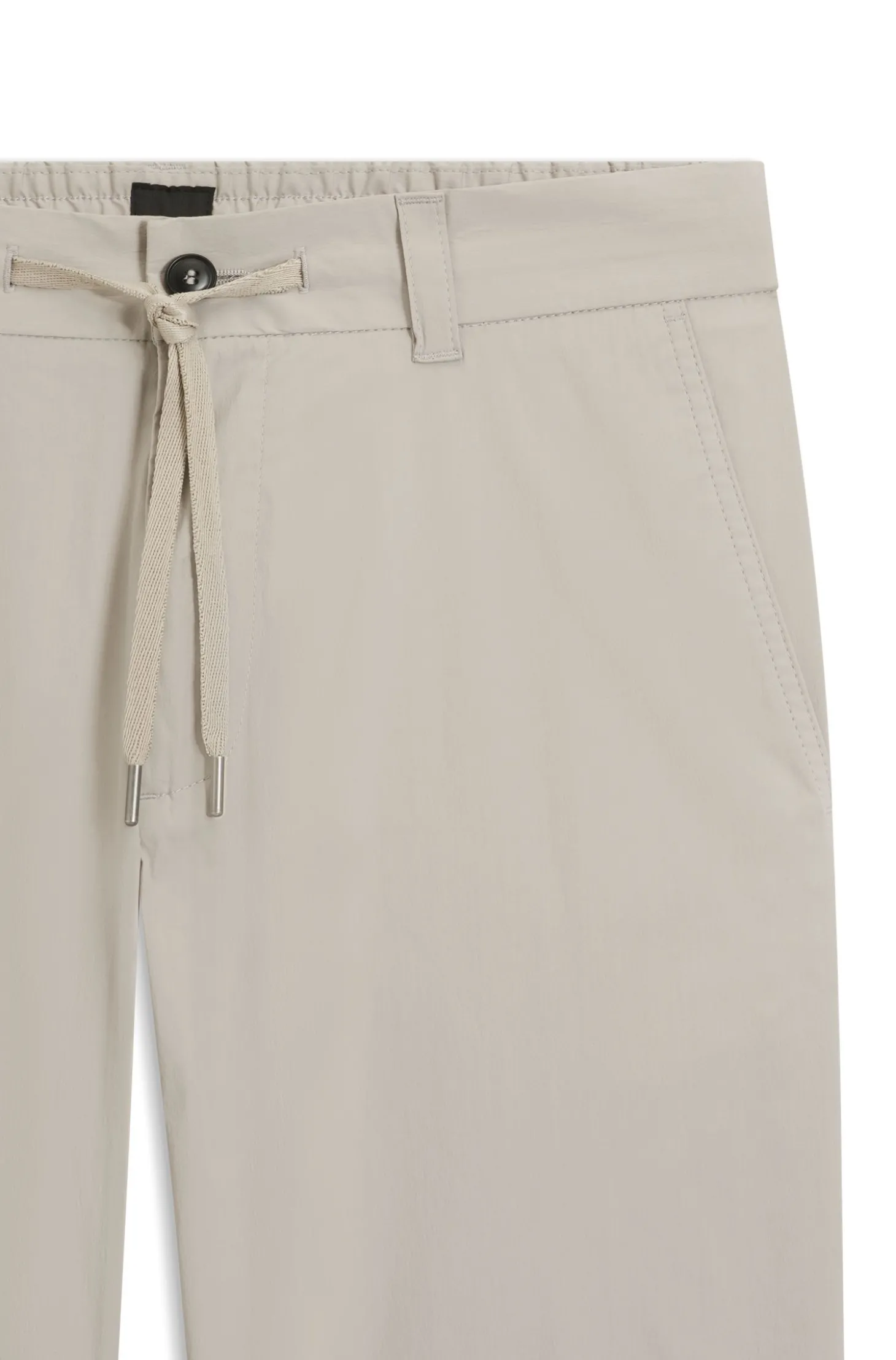 Regular-Fit Chino aus Popeline-Baumwoll-Mix