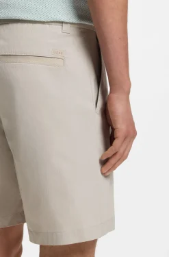 Regular-Fit Chino-Shorts aus Popeline im Baumwoll-Mix