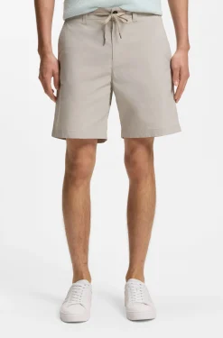 Regular-Fit Chino-Shorts aus Popeline im Baumwoll-Mix