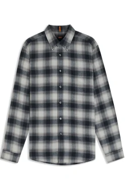 Regular-Fit Hemd aus Baumwoll-Flanell