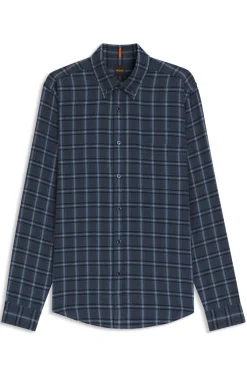 Regular-Fit Hemd aus Baumwoll-Flanell