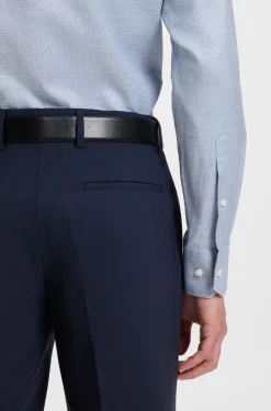 Regular-Fit Hemd aus bedrucktem Baumwoll-Twill