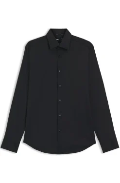 Regular-Fit Hemd aus funktionalem Stretch-Twill