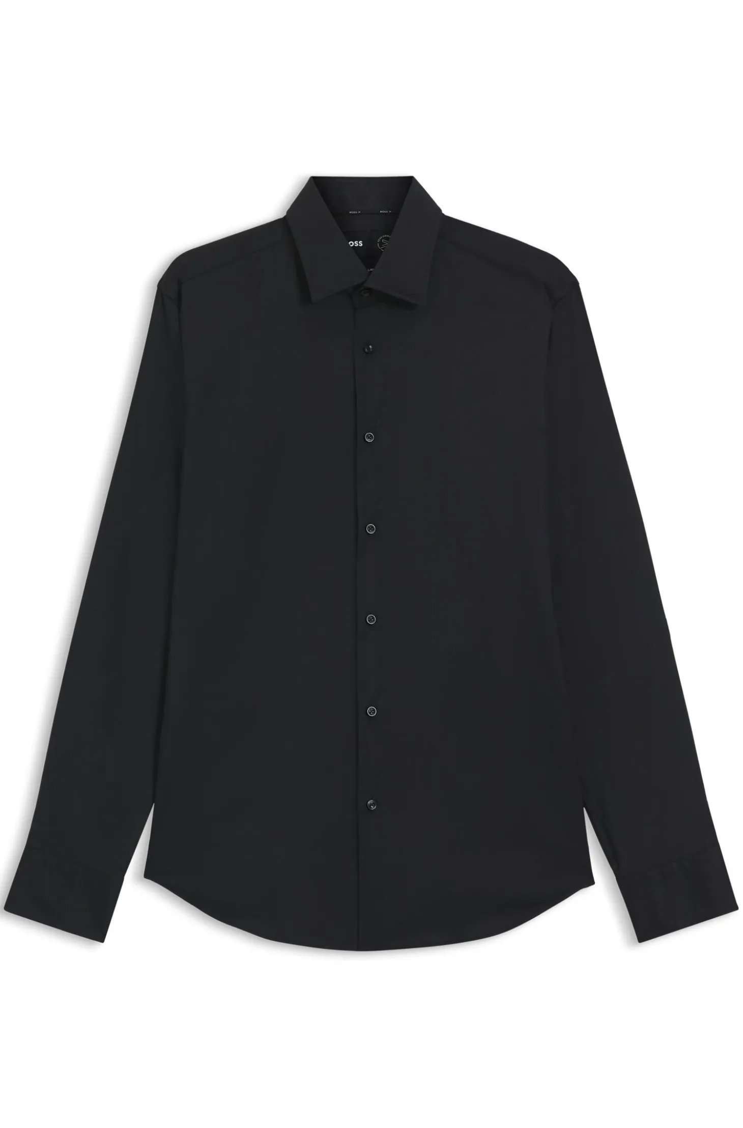 Regular-Fit Hemd aus funktionalem Stretch-Twill