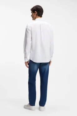 Regular-Fit Hemd aus Oxford-Baumwolle mit Button-Down-Kragen