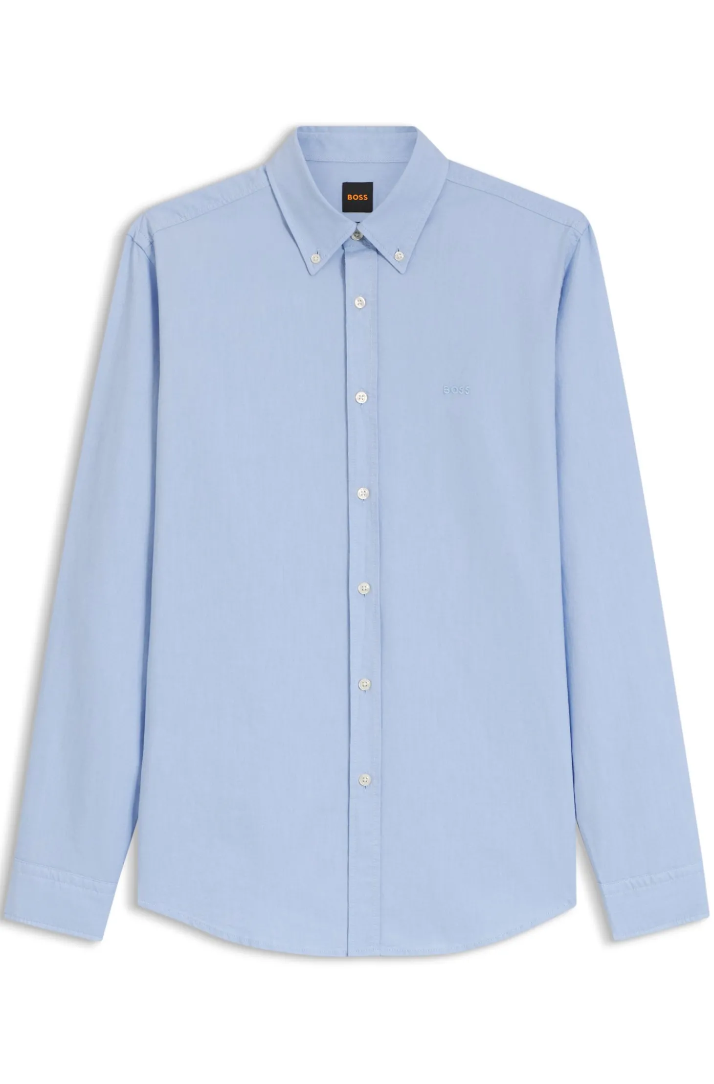 Regular-Fit Hemd aus Oxford-Baumwolle mit Button-Down-Kragen