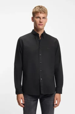 Regular-Fit Hemd aus Oxford-Baumwolle mit Button-Down-Kragen