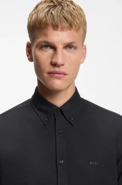 Regular-Fit Hemd aus Oxford-Baumwolle mit Button-Down-Kragen