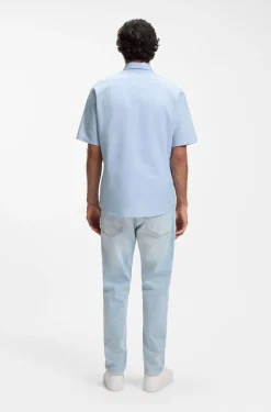 Regular-Fit Hemd aus soft gewaschener Oxford-Baumwolle