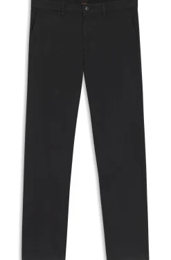 Regular-Fit Hose aus elastischem Baumwoll-Satin