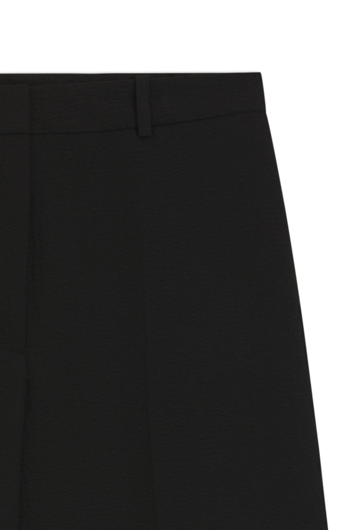 Regular-Fit Hose aus elastischem Seersucker