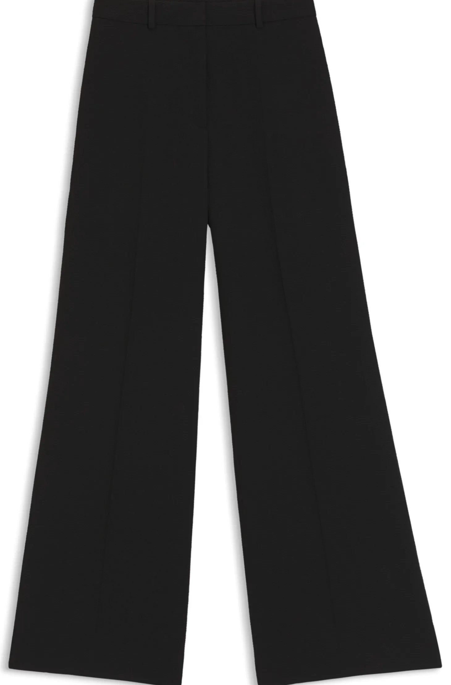 Regular-Fit Hose aus elastischem Seersucker