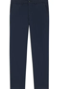 Regular-Fit Hose aus elastischem Baumwoll-Satin