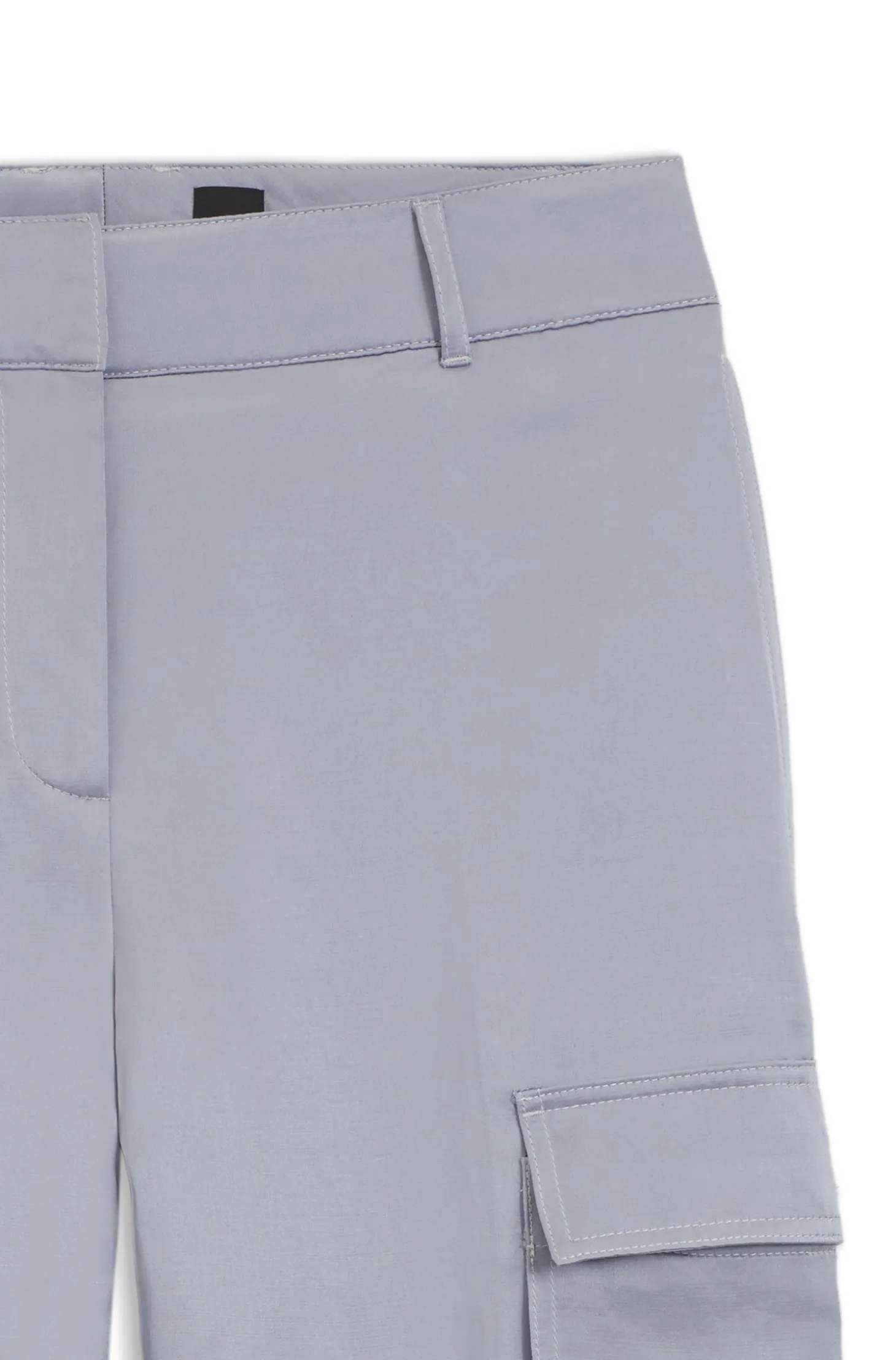 Regular-Fit Hose aus Satin