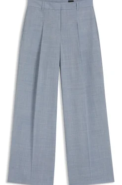 Regular-Fit Hose aus Schurwolle