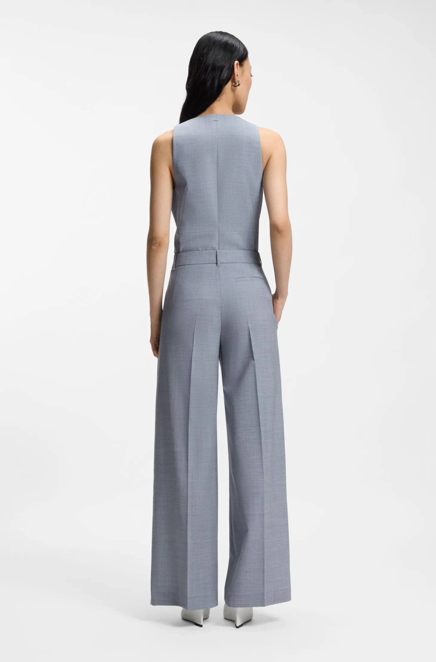 Regular-Fit Hose aus Schurwolle