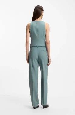 Regular-Fit Hose aus Schurwolle