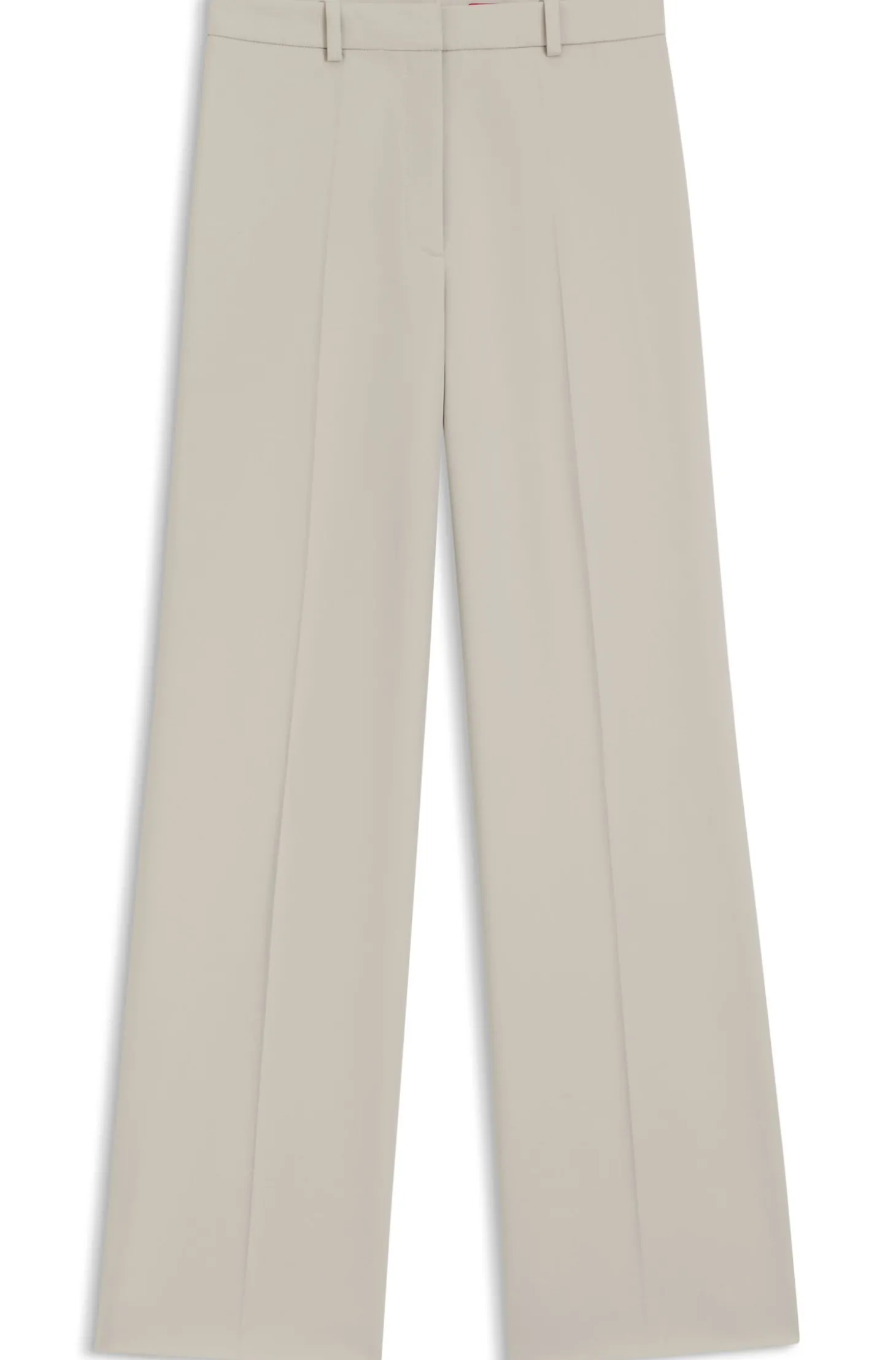Regular-Fit Hose aus Stretch-Gewebe mit weitem Beinverlauf
