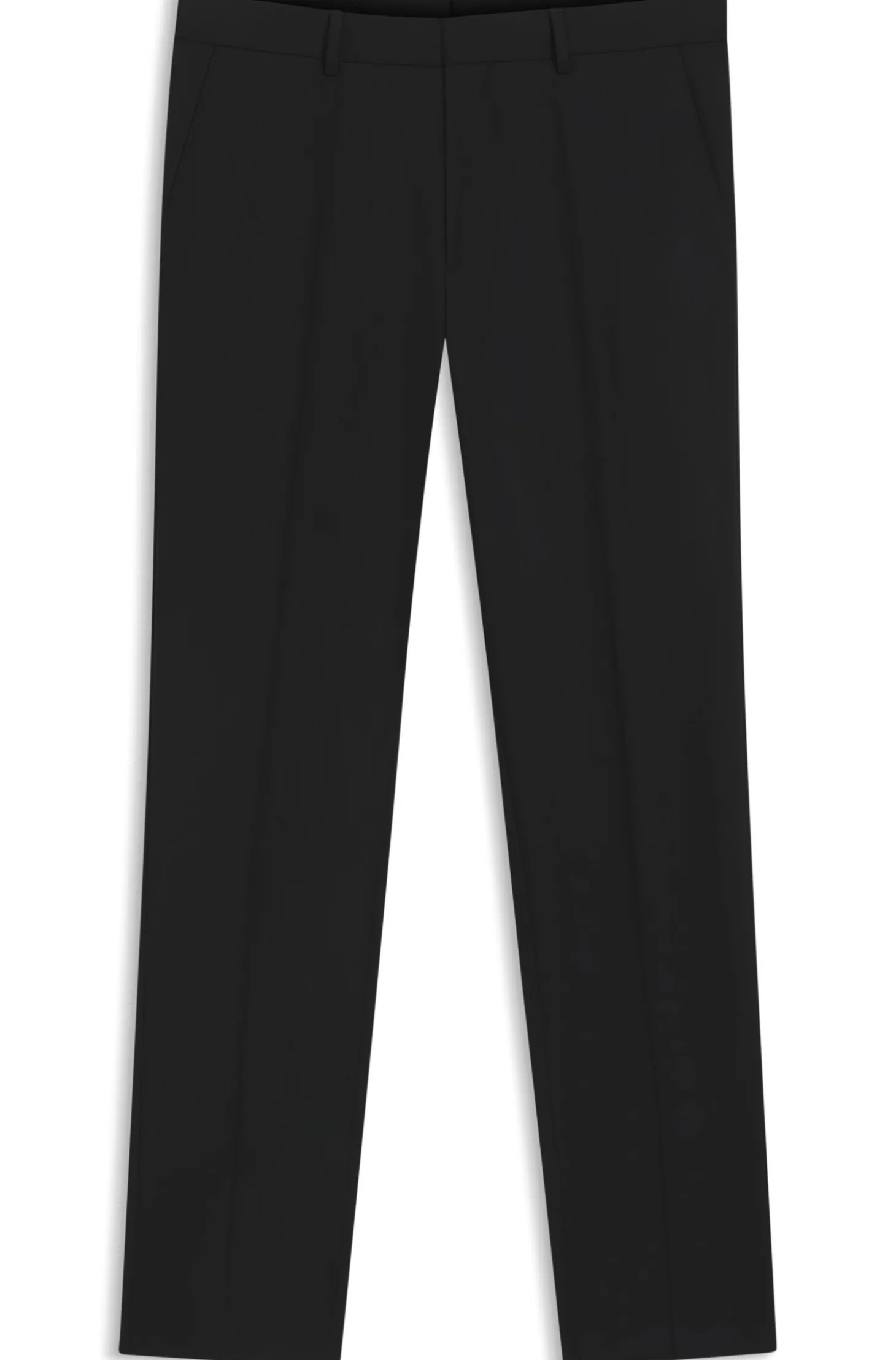 Regular-Fit Hose aus Stretch-Wolle