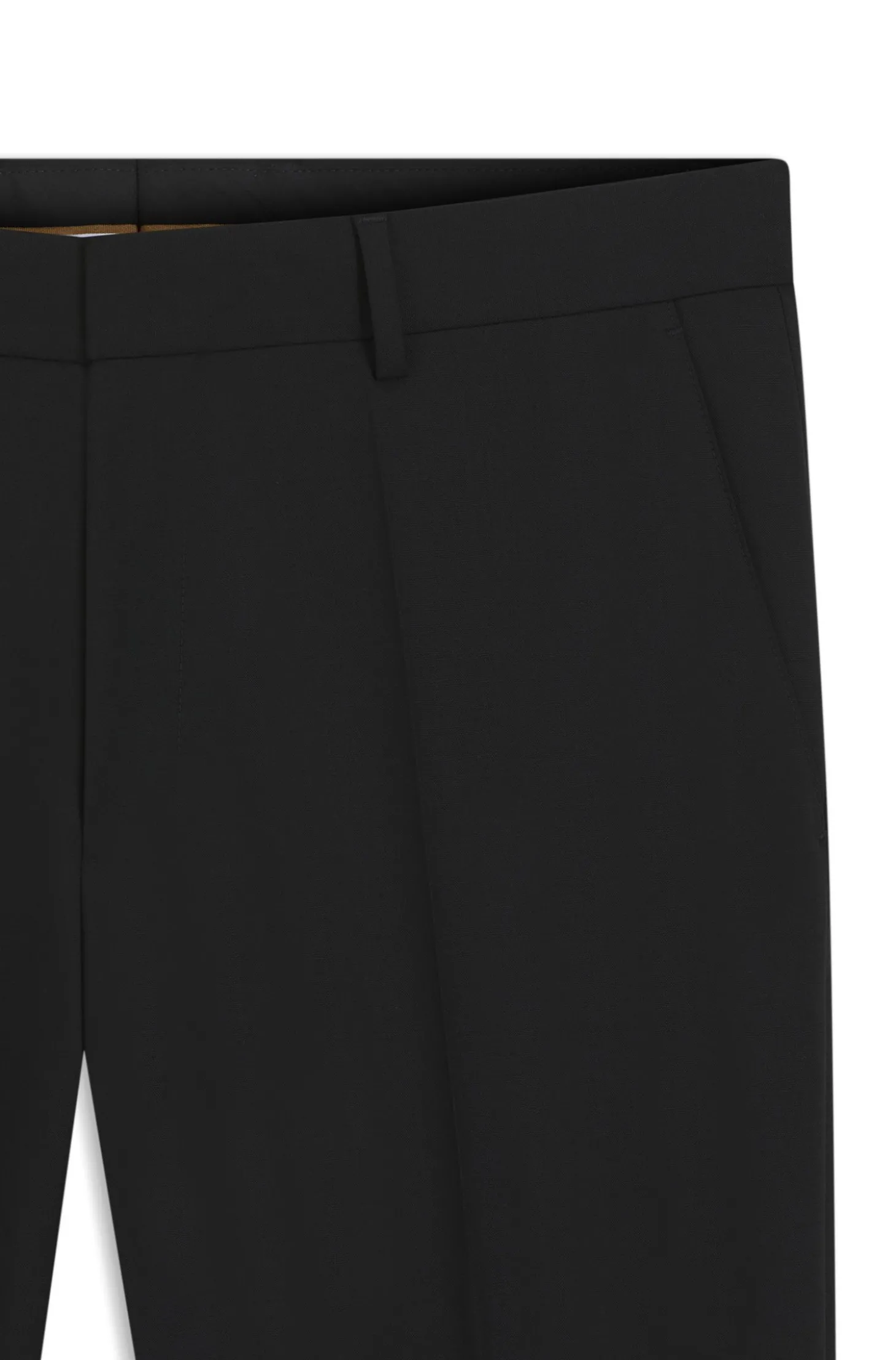 Regular-Fit Hose aus Stretch-Wolle