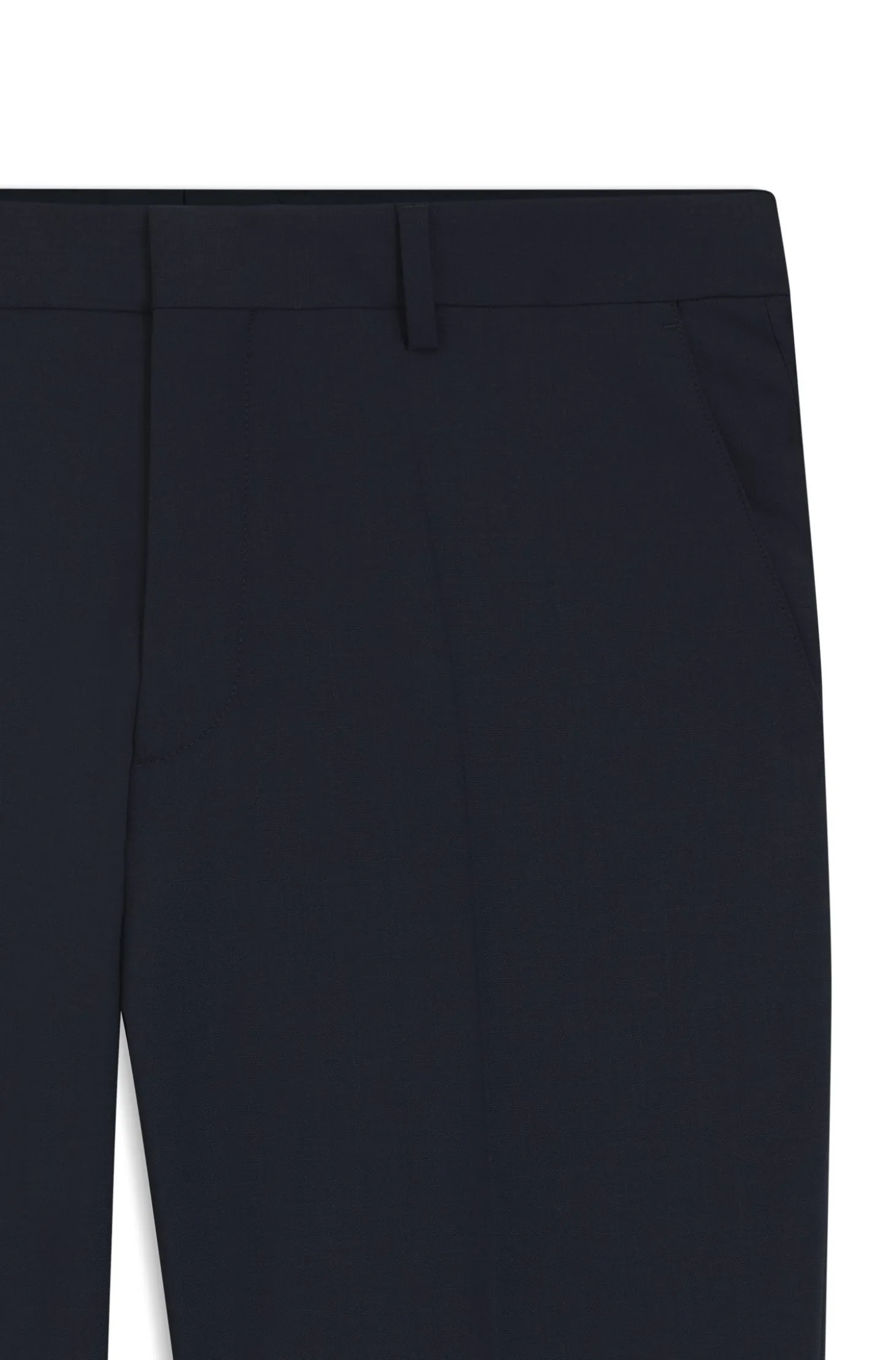 Regular-Fit Hose aus Stretch-Wolle