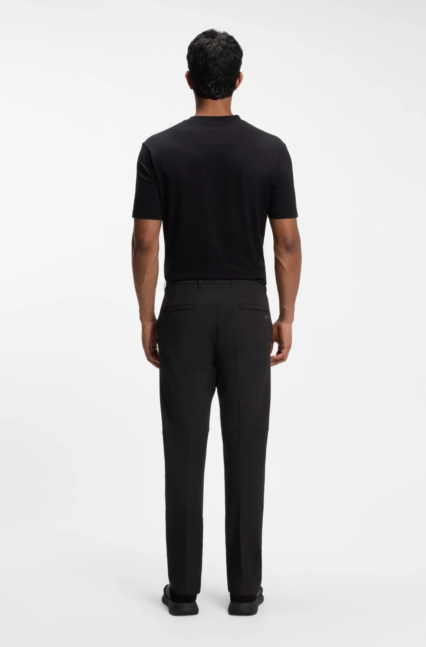 Regular-Fit Hose aus wasserabweisendem Stretch-Gewebe